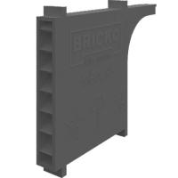 Вентиляционно-осушающая коробочка V-box 90, темно-серая, Bricko