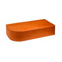 Кирпич керамический облицовочный радиусный полнотелый Terca Red гладкий 250*120*65 мм