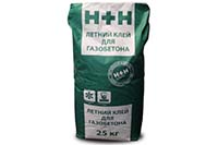 Клей для газобетонных блоков H+H летний, 25 кг