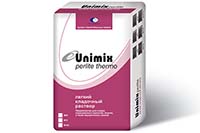 Теплый кладочный раствор Unimix Perlite thermo зимний, 35 кг